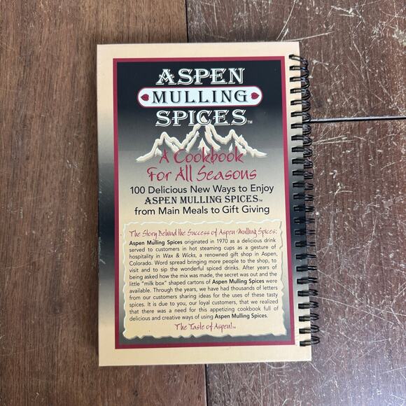 Aspen‎ Mulling Spice: A Cookbook for All Seasons Spiral Bind Recipe Book - Picture 2 of 11